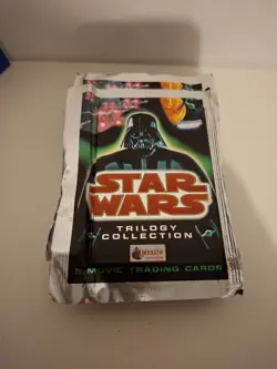 10 x Packs of Star Wars Trilogy Collection - MERLIN Cards 1997 NEW & SEALED PACK - Image 1