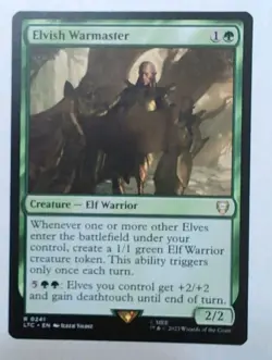 Elvish Warmaster Commander: the Lord of the Rings: Tales of Middle-Earth Regular - Image 1