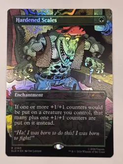 *IN HAND* FOIL Hardened Scales R 2365 MtG Magic Secret Lair Drop SLD TMNT - Image 1