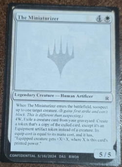 The Miniaturizer, Unknown Event Playtest MTG - Image 1