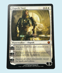 Elspeth Tirel, Scars of Mirrodin, LP Lightly Played, Magic the Gathering MTG - Image 1