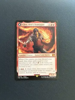 MTG Clive, Ifrit's Dominant Final Fantasy 133 Regular Mythic Magic The Gathering - Image 1