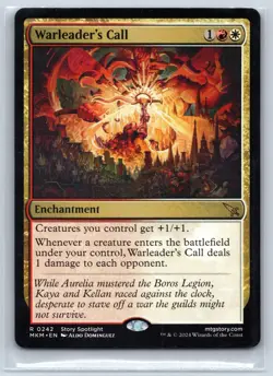 WARLEADER'S CALL 242 PROMO PACK: MURDERS AT KARLOV MANOR MAGIC: THE GATHERING NM - Image 1