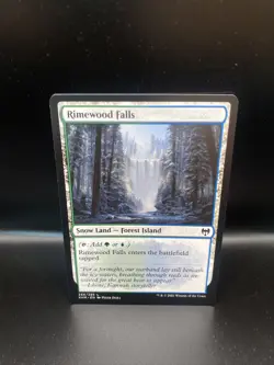 Rimewood Falls Snow Land MTG Kaldheim 266/285 - Image 1