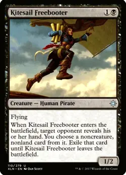 X 1 Kitesail Freebooter NM-M Ixalan Magic 110 MTG Magic The Gathering - Image 1