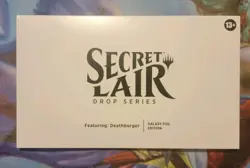 MTG Chaos Vault Secret Lair: Featuring: Deathburger GALAXY FOIL I 2026 REPRINT - Image 1