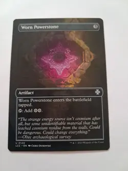 Worn Powerstone Borderless LCI Ixalan Boxtopper NM Magic the Gathering MTG - Image 1