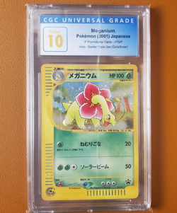 Meganium CGC 10 Pristine Promo 015 P Triple Get Limited 5000 Pokemon Gem POP 2 - Image 1