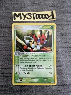 Carte Pokemon Ledian 23/109 Stamped Ex Team Rocket Returns English Occasion - Image 1