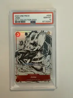 One Piece JINBE ST01-005 PSA 10 Gem Mint! English - Gift Collection 2023 - Image 1