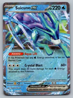 Pokemon TCG Trading Card Game Classic Suicune ex 010/034 - Image 1