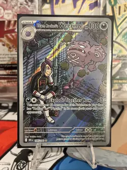 Team Rocket's Weezing SV10: Destined Rivals 199/182 Pokemon Card Holo - Image 1