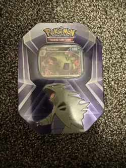 Pokemon TCG Tyranitar Triple Whammy Tin Factory Sealed - Image 1