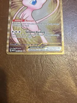 Pokemon TCG Mew EX Metal Gold NM 205/165 Scarlet & Violet 151 Promo Card Mint - Image 2