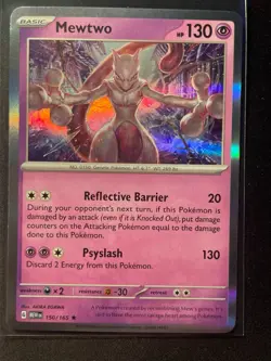 Mewtwo 150/165 Rare Holo S&V 151 Pokemon TCG Card - NM - Image 1