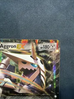 Pokemon TCG Aggron EX Primal Clash Holo Ultra Rare Card 93/160 - Image 3