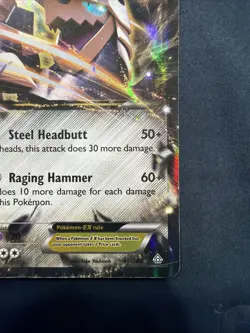 Pokemon TCG Aggron EX Primal Clash Holo Ultra Rare Card 93/160 - Image 4