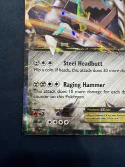 Pokemon TCG Aggron EX Primal Clash Holo Ultra Rare Card 93/160 - Image 5