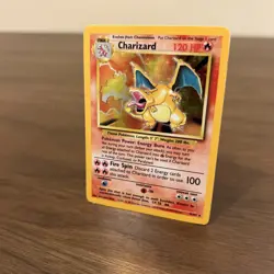 Pokemon TCG Charizard Base Set Holo Unlimited Rare Card 4/102 LP Condition - Image 5