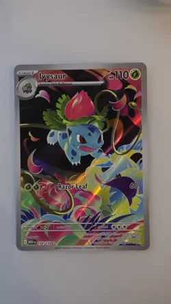 Pokemon TCG Ivysaur Mega Evolution Reverse Holo Card 134/132 - Image 1