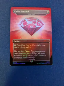 Magic the Gathering Red Chaos Emerald (Lotus Petal) 7032 Secret Lair Drop Sonic - Image 1