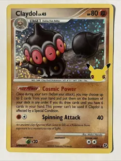 Claydol 15/106 Celebrations 25th Classic Collection Pokemon TCG Card Holo Rare - Image 1