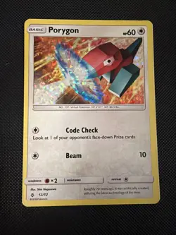 Pokemon TCG Porygon 12/12 McDonalds Collection 2018 Holo HP - Image 1