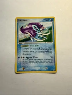 Suicune 030 Holo Rare Nintendo Black Star Promos Pokemon Card LP - Image 1