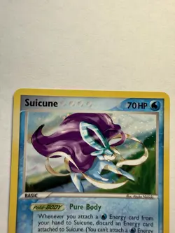 Suicune 030 Holo Rare Nintendo Black Star Promos Pokemon Card LP - Image 3