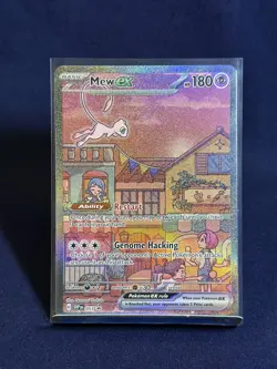 Mew ex SVP 053 Pokemon TCG Scarlet & Violet 151 Black Star Promo Full Art - Image 1