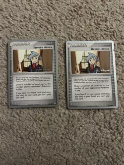 Steven's Advice 92/101 - Pokemon TCG World Championships 2004 Signed - NM 2-Pack - Image 1