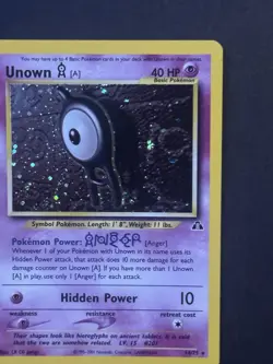 Pokemon Karten - Unown A (14/75) Neo Discovery - Holo - Nearmint - Icognito A - Image 3
