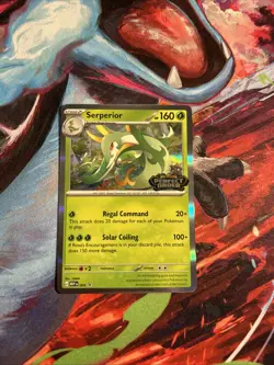 Serperior 064 Rare Perfect Order Pre-Release Pokemon Black Star Promo (Stamped) - Image 1