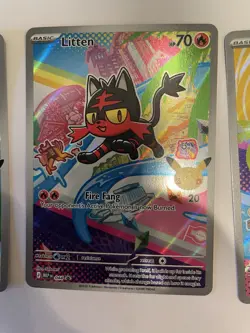 Pokemon First Partner Series 1 Rowlet, Kitten, And Popplio - Image 3
