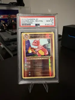 Pokemon XY Evolutions Charmeleon 2016 Reverse Holo PSA 10 10/108 - Image 1