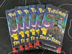 Pokemon SEALED Trick Or Trade 2024 6 Pack. Guaranteed Holo In Every Pack. - Image 1