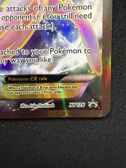 Pokemon Mew EX XY126 Full Art Holo Promo Black Star XY - Image 3