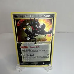 Pokemon TCG Gold Star Greninja Star SWSH144 Sword & Shield Promo Celebrations - Image 1