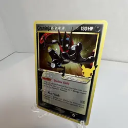 Pokemon TCG Gold Star Greninja Star SWSH144 Sword & Shield Promo Celebrations - Image 3
