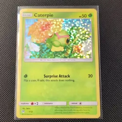 Pokemon TCG Caterpie McDonald's 2019 001/012 Holo Promo Basic 50HP - Image 1