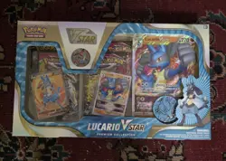 Pokemon - Pokemon TCG: Lucario VSTAR Premium Collection BRAND NEW - SEALED 820650851247 - Image 1