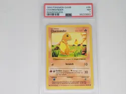PSA 7: English Pokemon Base Set Shadowless Charmander - Image 1