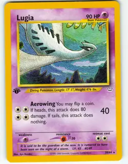 Lugia - 1st Edition - 20/64 Neo Revelation - Pokemon TCG - 2001 - Image 1