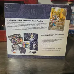 Pokemon Scarlet & Violet Paldean Fates Elite Trainer Box Promo Booster English - Image 2