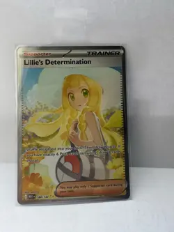 Pokemon TCG Lillie's Determination 184/132 Me01 Mega Evolution Rare Holo Trainer - Image 2