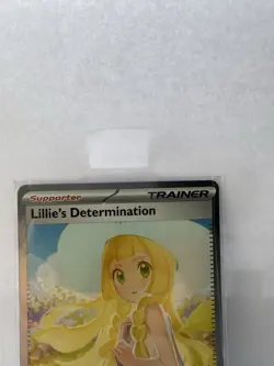 Pokemon TCG Lillie's Determination 184/132 Me01 Mega Evolution Rare Holo Trainer - Image 3