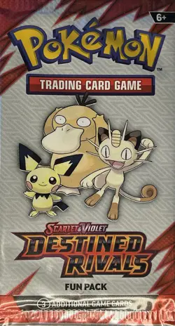 Pokemon Scarlet & Violet Destined Rivals Fun Booster Pack Factory Sealed - Image 1