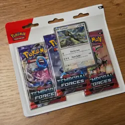 Temporal Forces Cyclizar 3-Pack Blister - Pokemon TCG - New & Sealed - Image 1