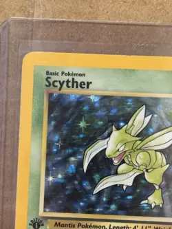 Pokemon Scyther 10/64 Jungle 1st Edition Holo Rare 1999 - Image 3