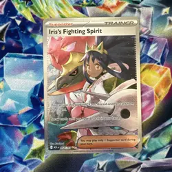 Pokemon TCG Ascended Heroes Iris’s Fighting Spirit 292/217 SIR Trainer Near Mint - Image 1